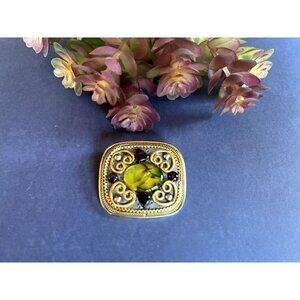 Vintage Signed Michal Golan Brooche Pendant